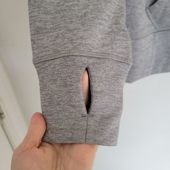 Nike Therma Fit Giants World Series Champions Heather Gray Hoodie Sweatshirt Med - Picture 5 of 16